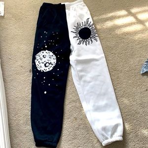 My black and white sweatpants